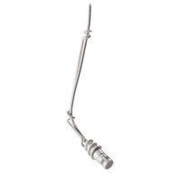 MINIATURE CARDIOID CONDENSER HANGING MIC, 120&#176; ACCEPTANCE ANGLE, 25.0&#39;(7.6M) CABLE TERMINATED W/TA3F